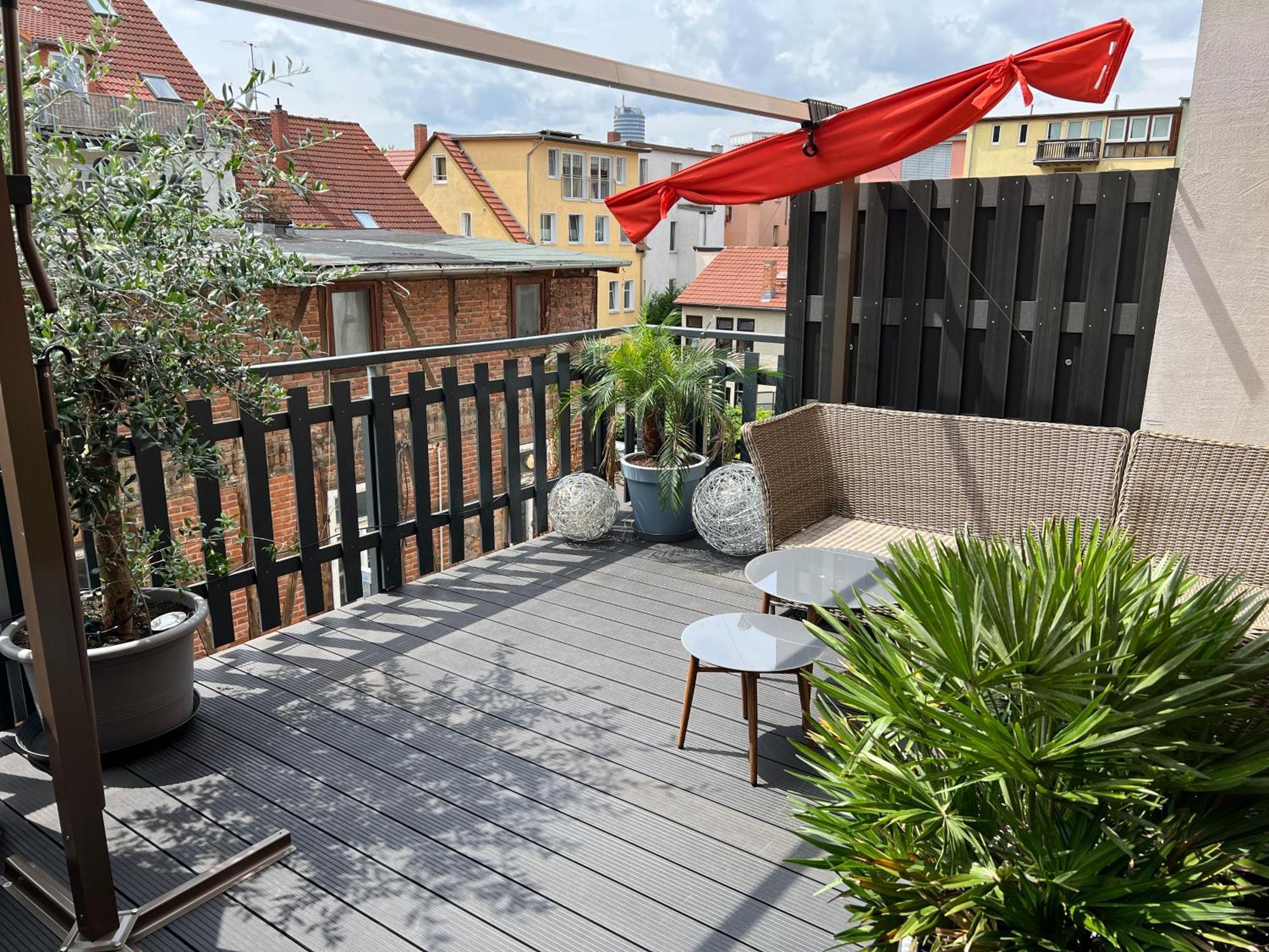Apartment Napoleon, Naehe Zentrum, 2 Schlafzimmer, Grosser Balkon, Free Wifi ,Parken Йена Екстериор снимка